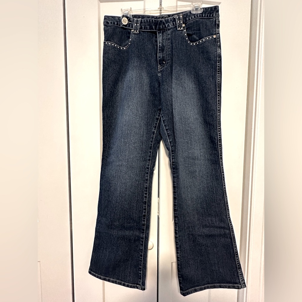 Vintage Kikit Jeans w/ Rhinestones (Size 14)